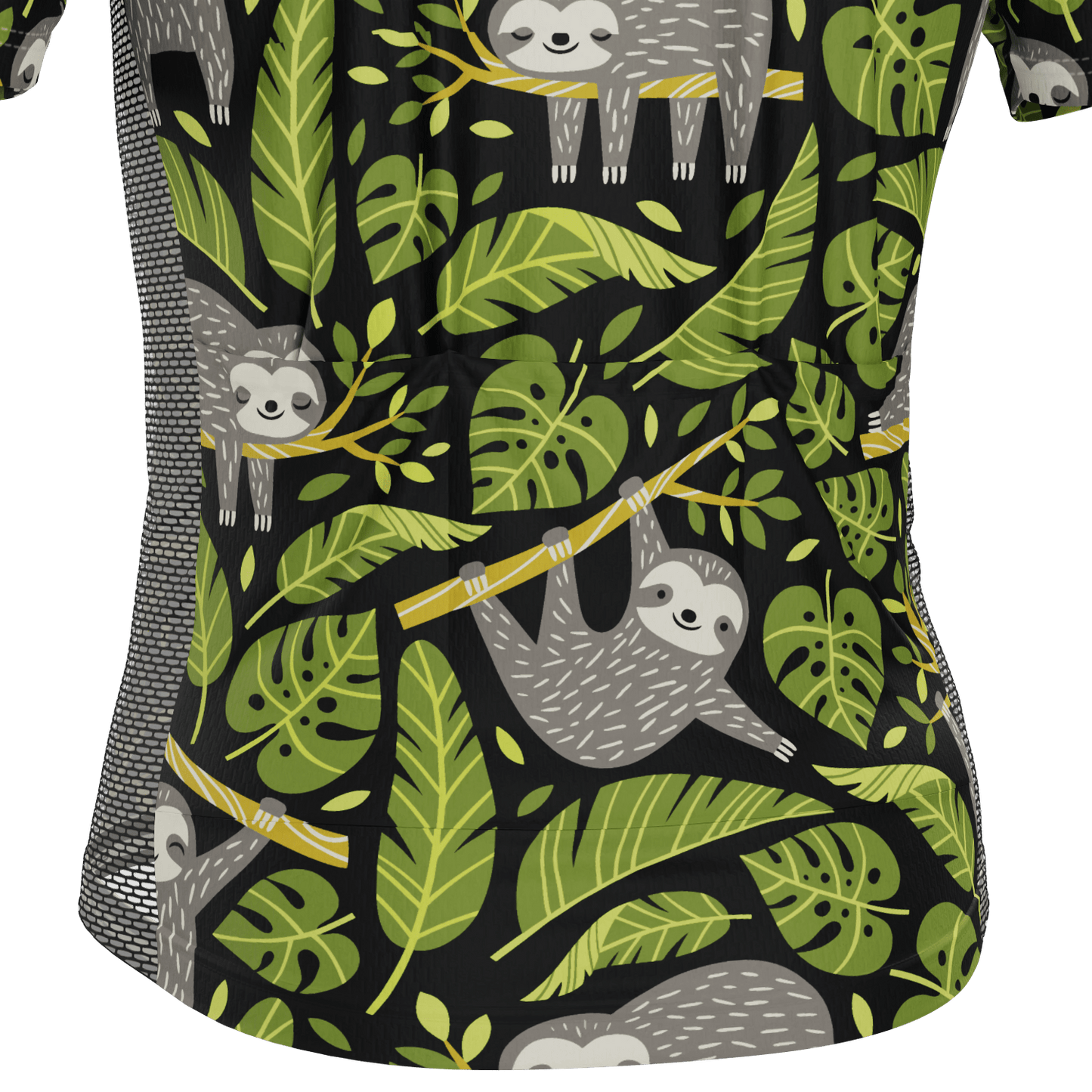 Men's Sloth Cycling Team Short Sleeve Cycling Jersey