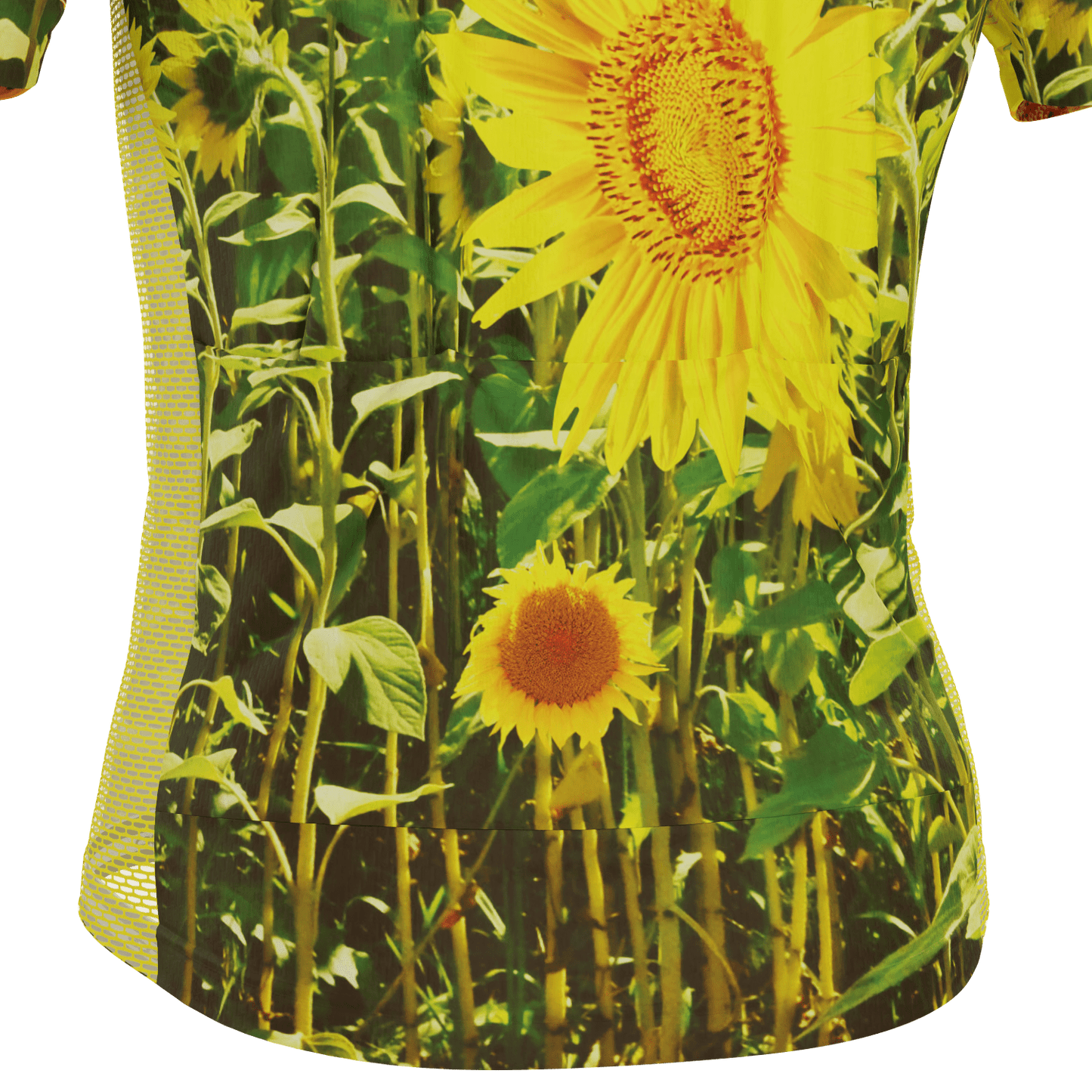 Men's Sunflowers Short Sleeve Cycling Jersey
