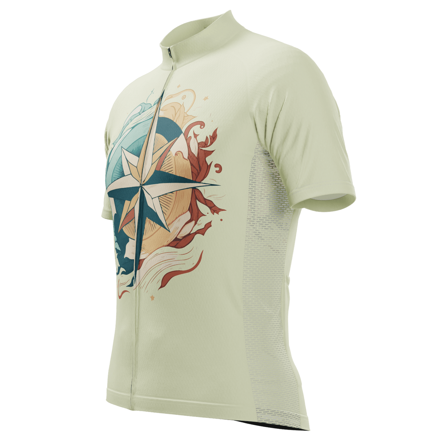 Men's Compass Rose Short Sleeve Cycling Jersey
