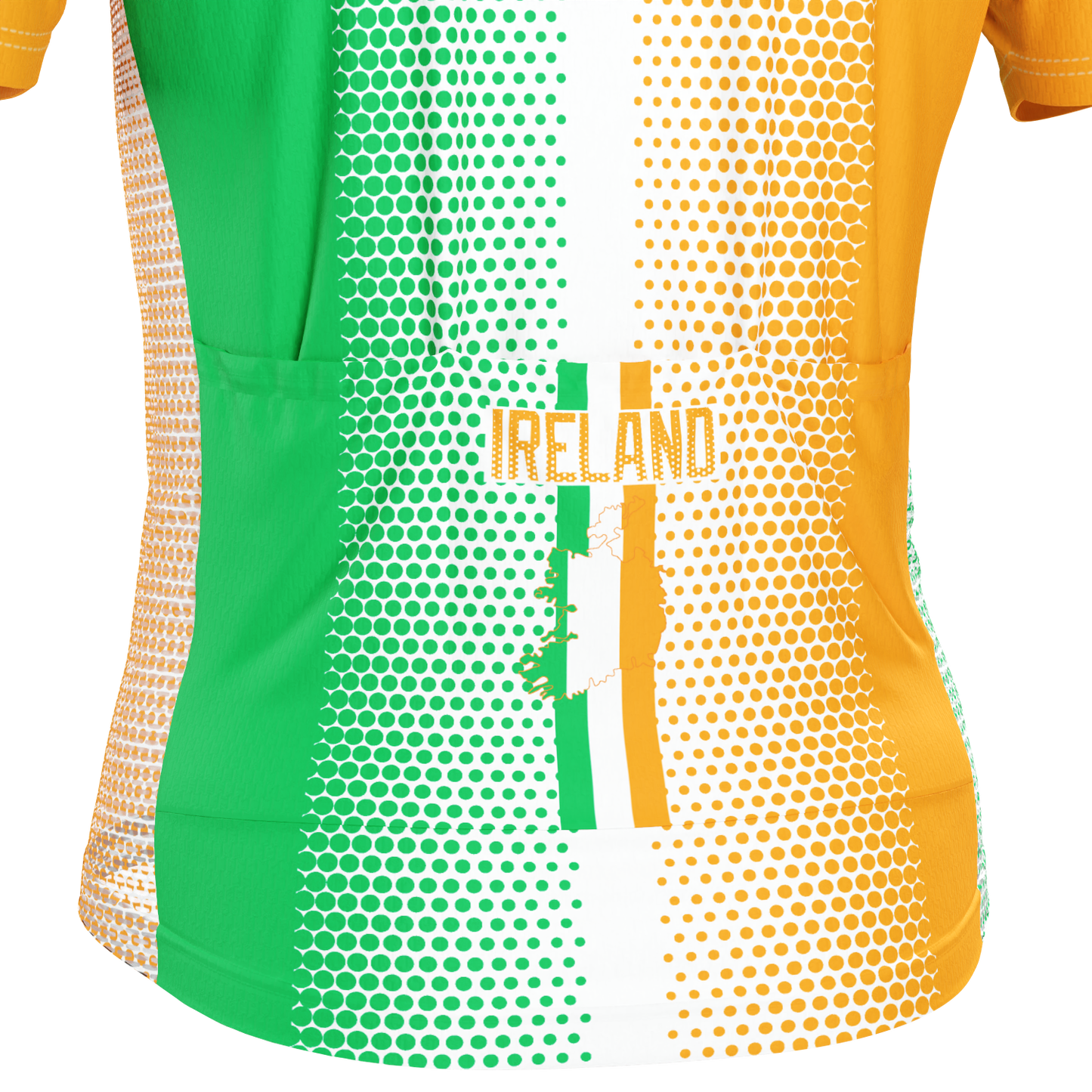 Men's World Countries Team Ireland Icon Short Sleeve Cycling Jersey