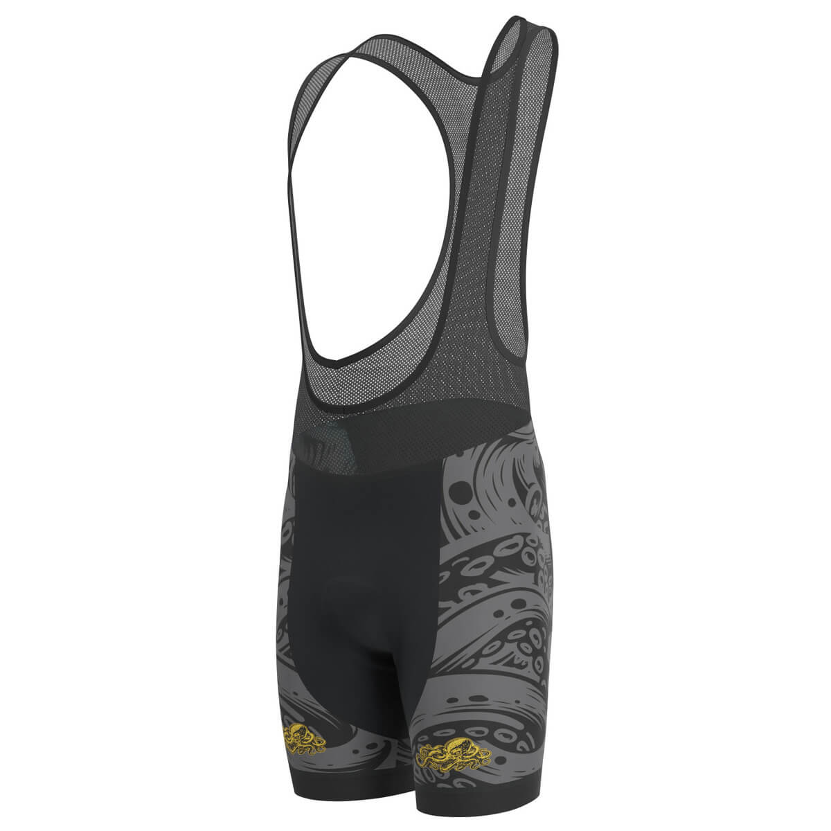 Men's The Ink Octopus Gel Padded Cycling Bib