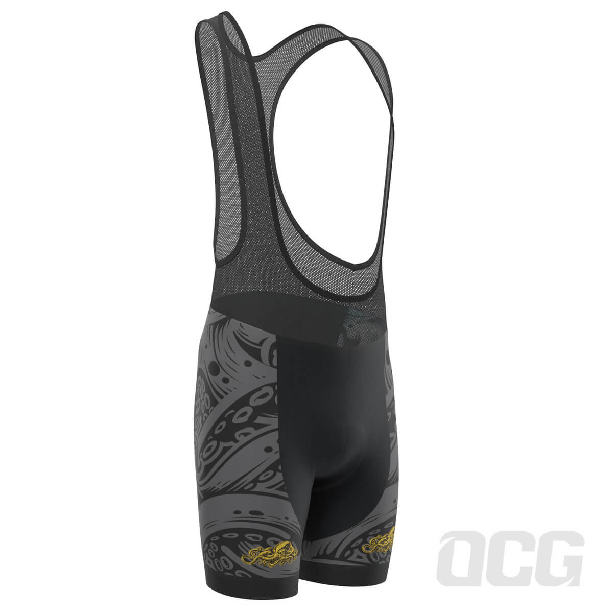 Men's The Ink Octopus Gel Padded Cycling Bib