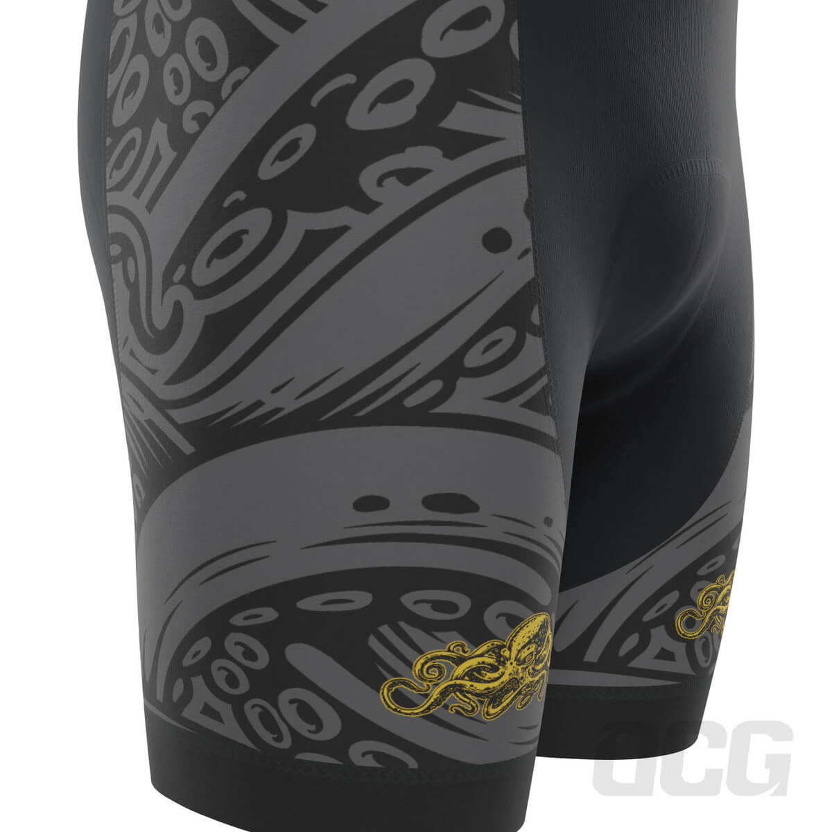 Men's The Ink Octopus Gel Padded Cycling Bib