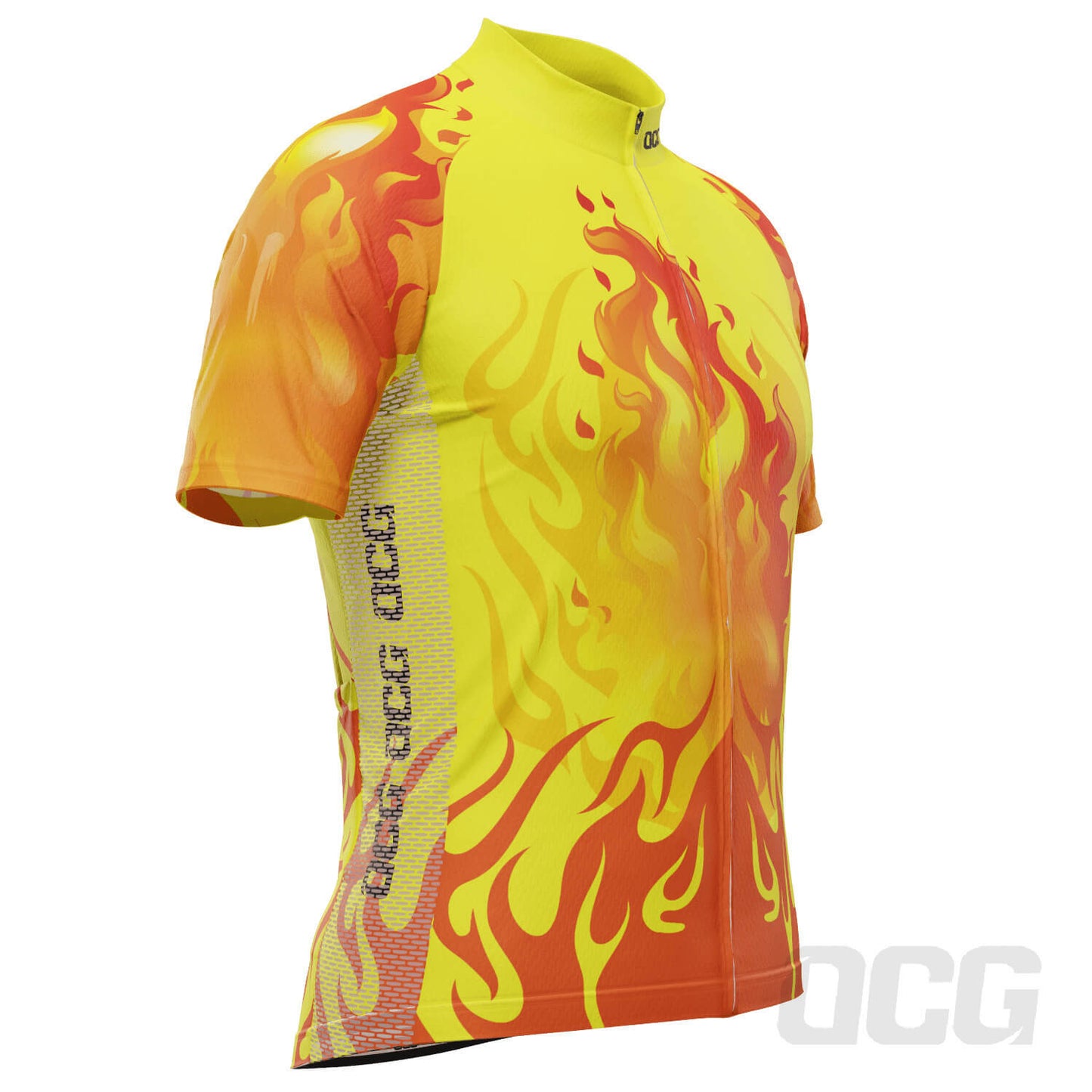 Men's On Fire Short Sleeve Cycling Jersey