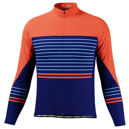 Men's Stripe For Speed Long Sleeve Cycling Jersey