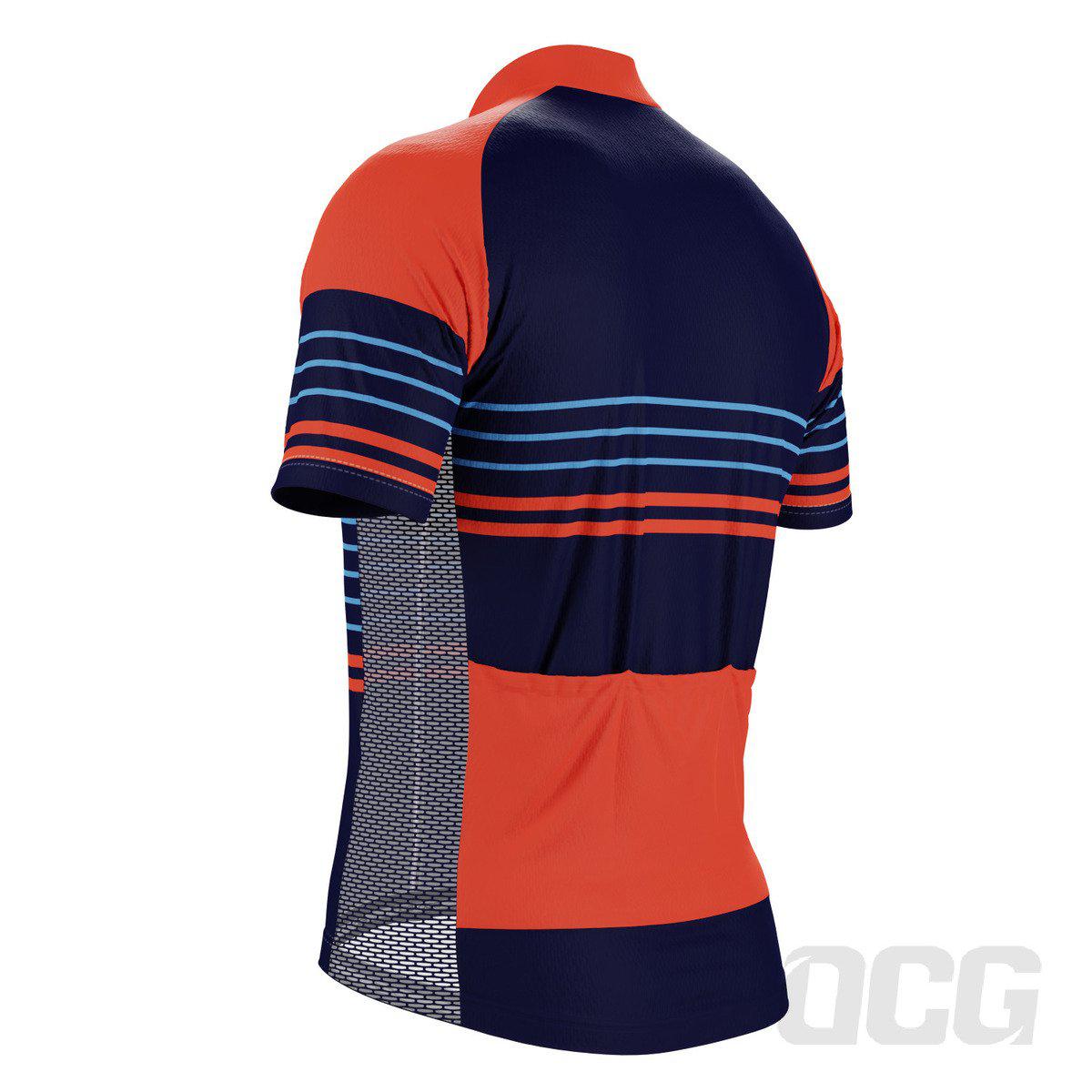 Men's Stripe For Speed Short Sleeve Cycling Jersey