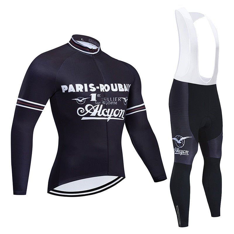 Paris-Roubaix Retro Cycling Jersey Long Set