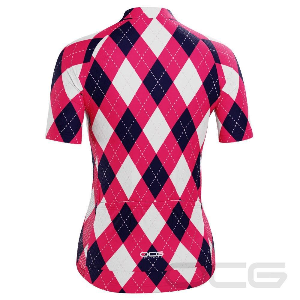 Women's Patchwork Short Sleeve Cycling Jersey