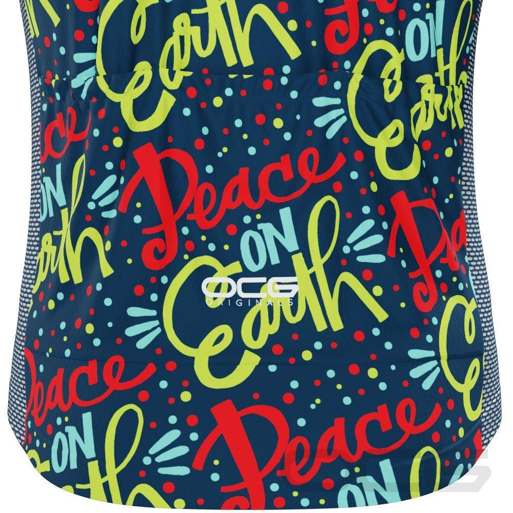 Men's Peace on Earth Short Sleeve Cycling Jersey