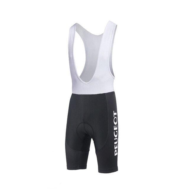 Peugeot BP Michelin White Vintage Cycling Jersey Set