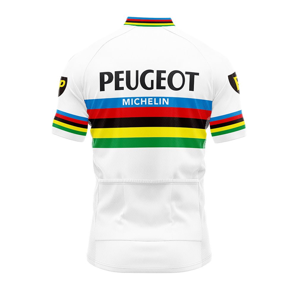 Peugeot BP Michelin Retro Cycling Jersey - World Champion Edition
