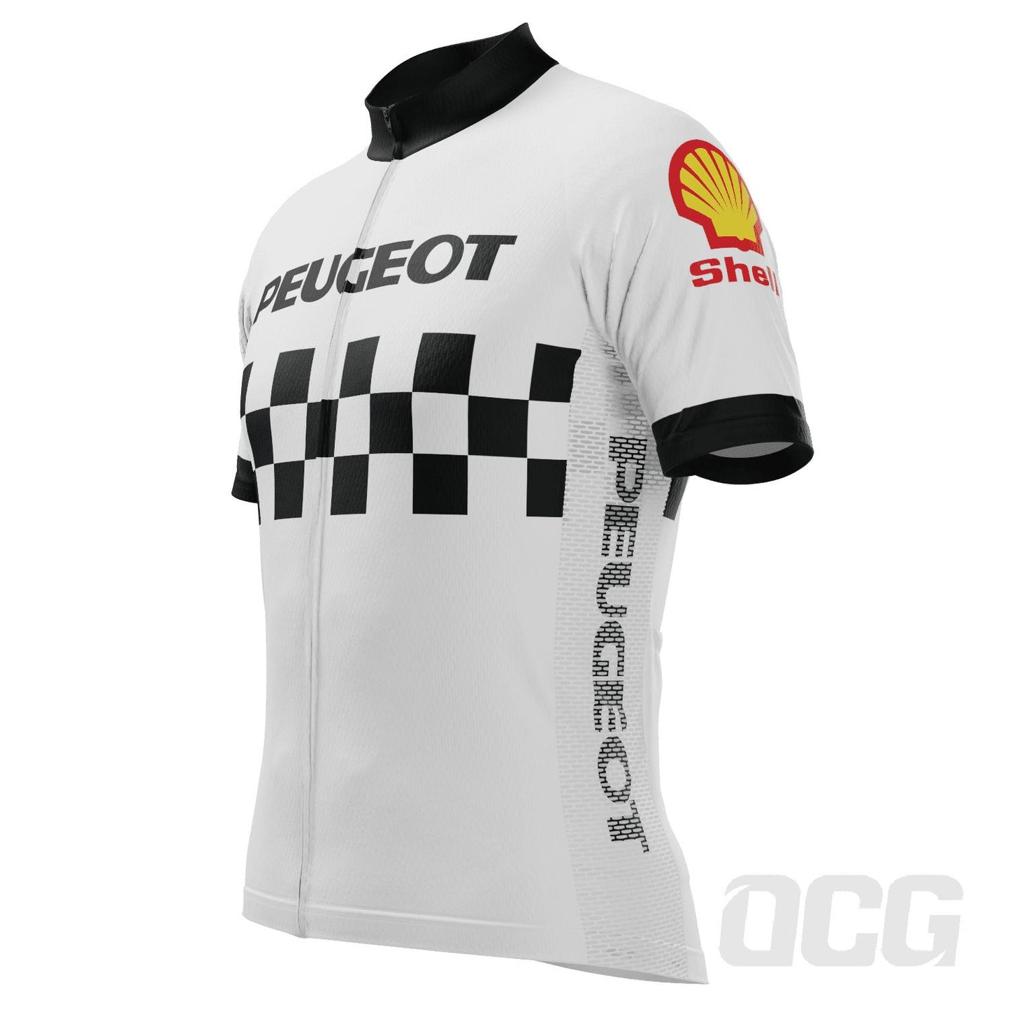 Men's Peugeot Shell Retro 1983 Short Sleeve Cycling Jersey