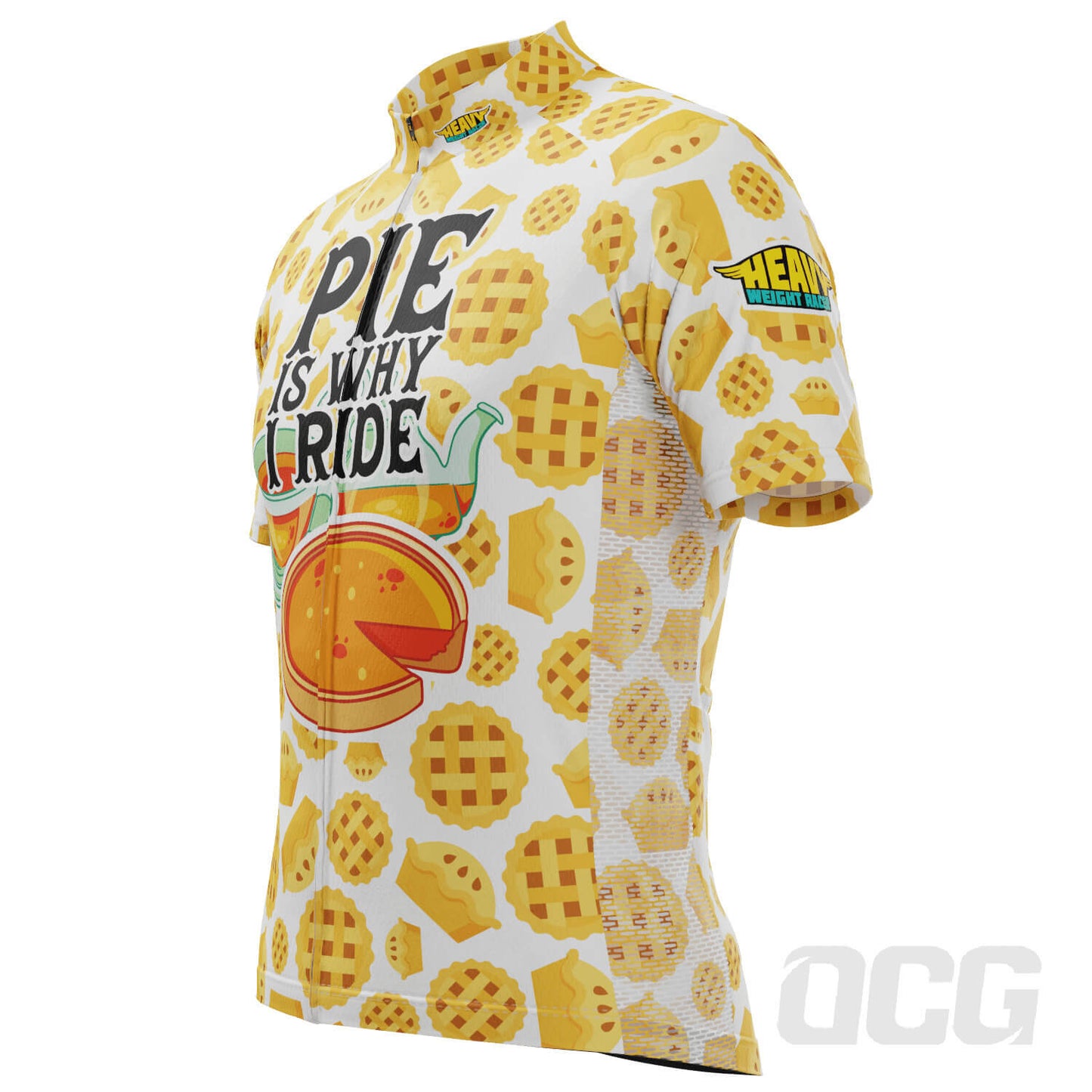 Men's Pie is Why I Ride Short Sleeve Cycling Jersey