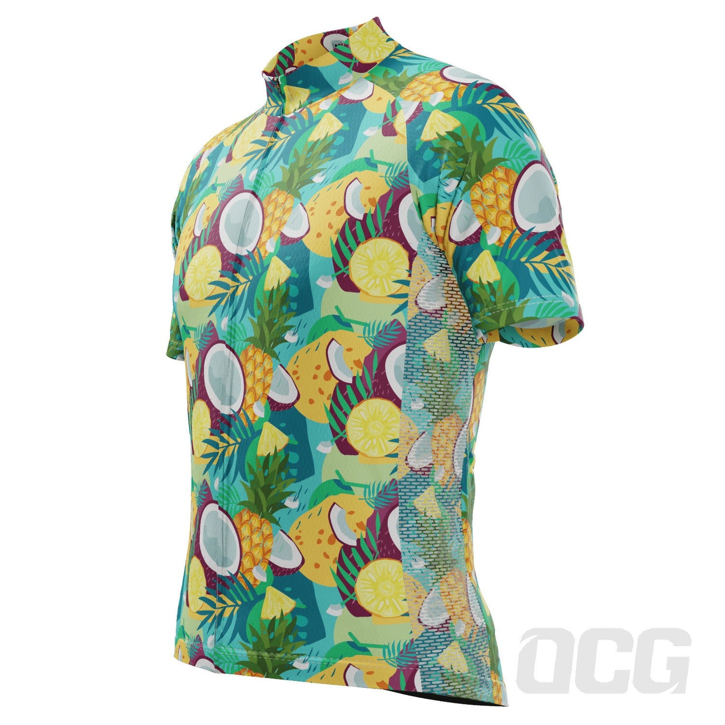 Men's Pina Colada Short Sleeve Cycling Jersey