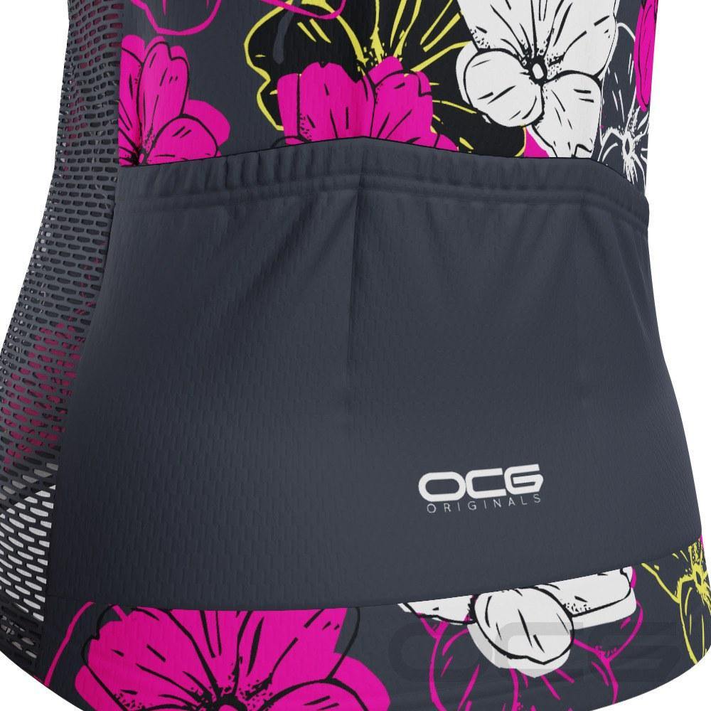 Women's Floral Frenzy Long Sleeve Cycling Jersey