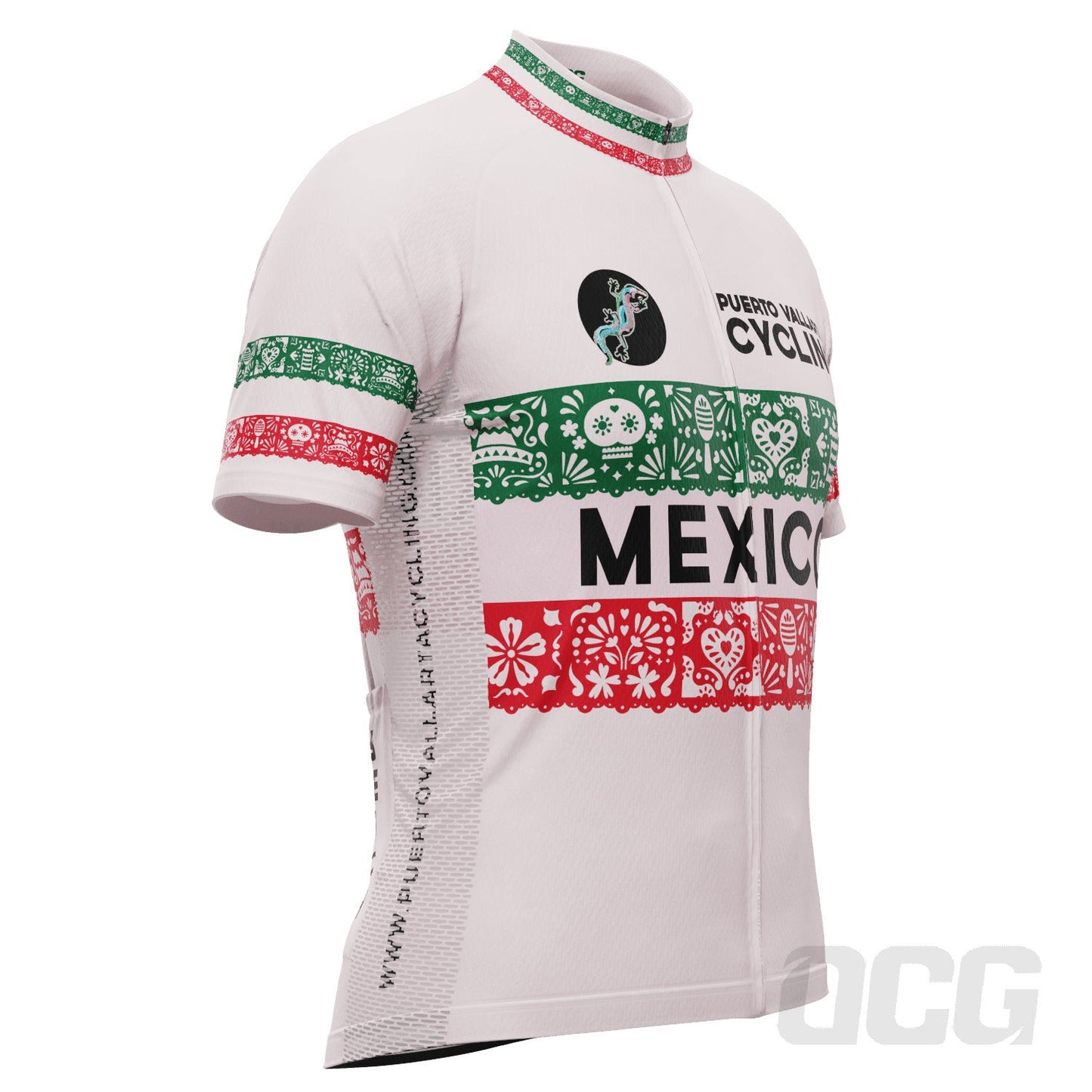 Men's Puerto Vallarta Cycling Mexico Short Sleeve Cycling Jersey