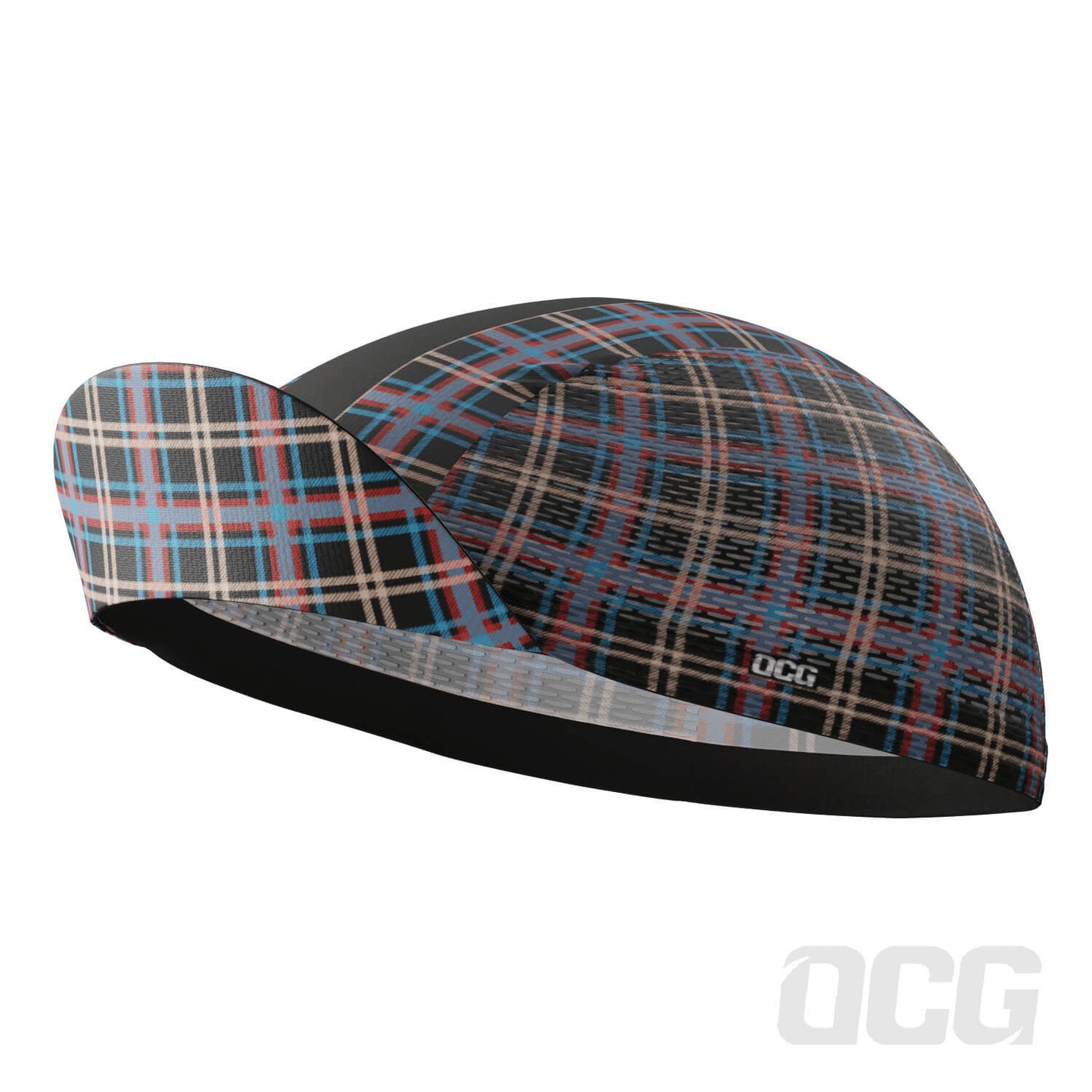 Unisex Plaid Checkered Quick Dry Cycling Cap