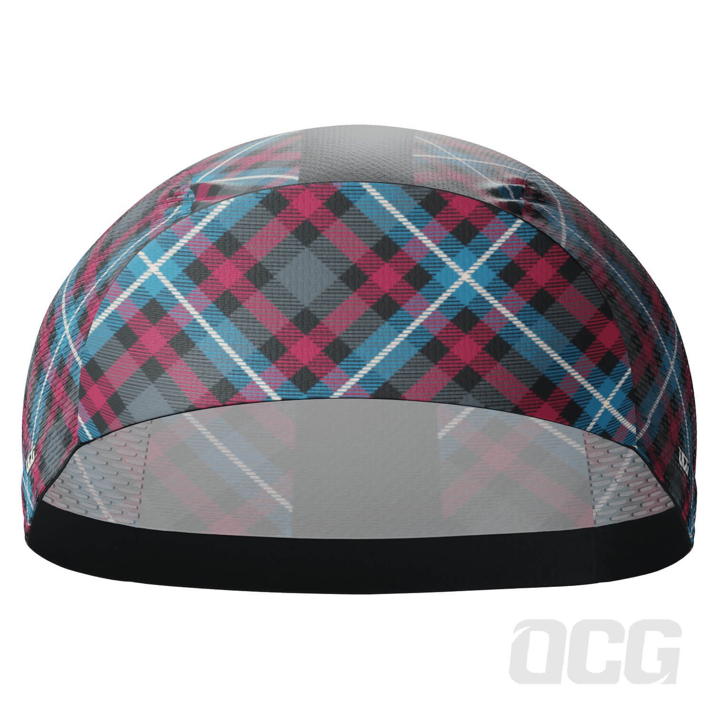 Unisex Plaid Tartan Quick Dry Cycling Cap