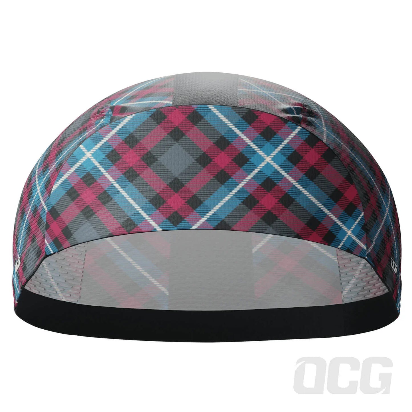 Unisex Plaid Tartan Quick Dry Cycling Cap