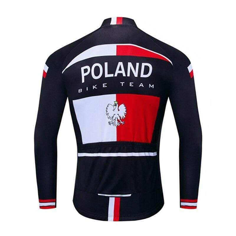 Poland Winter Fleece Cycling Jersey