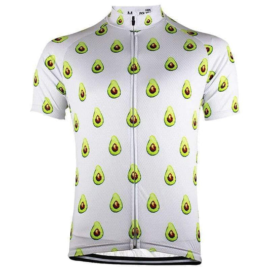 Avocado Pattern Cycling Jersey