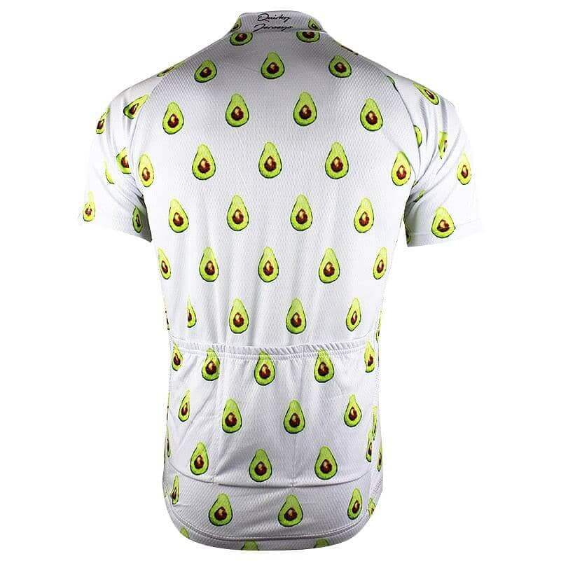 Avocado Pattern Cycling Jersey