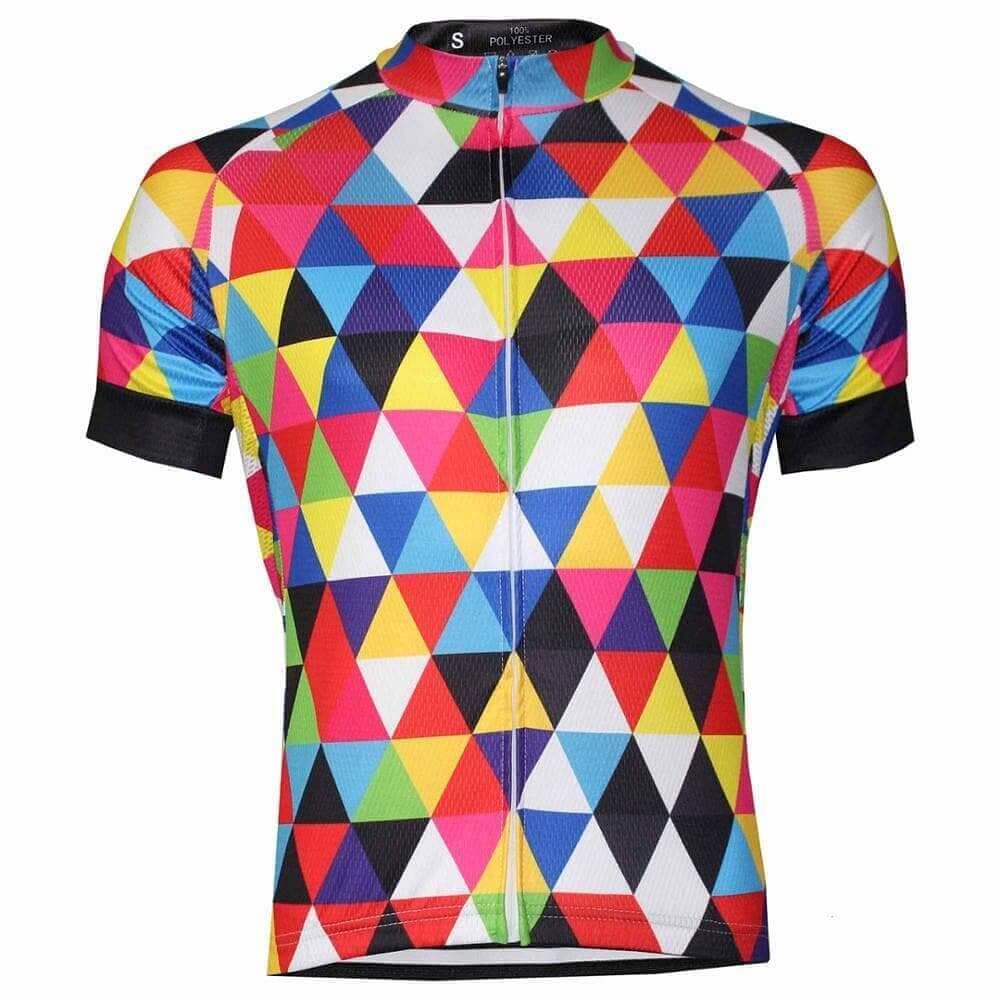 Colourful Triangles Cycling Jersey