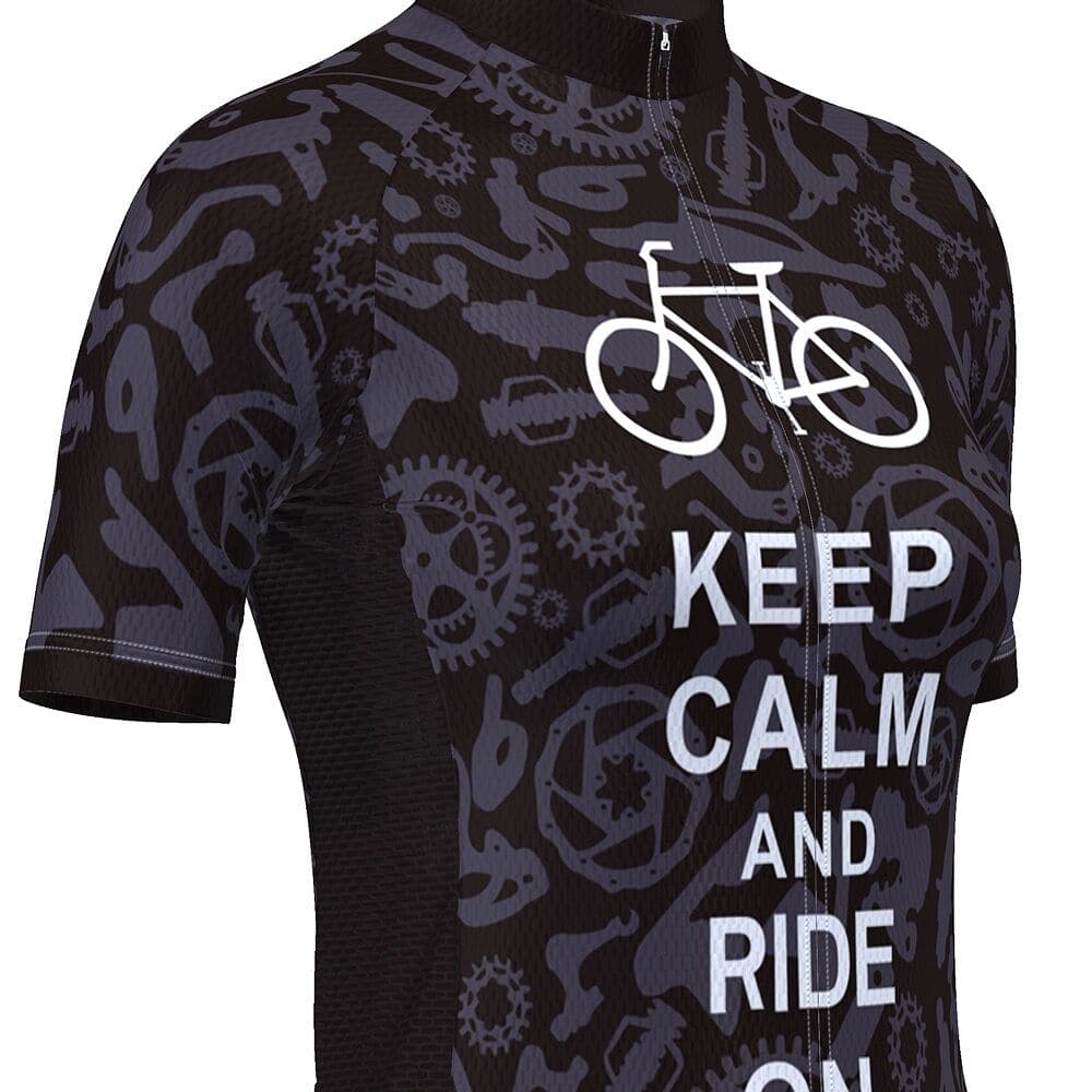 Keep Calm & Ride On Cycling Jersey