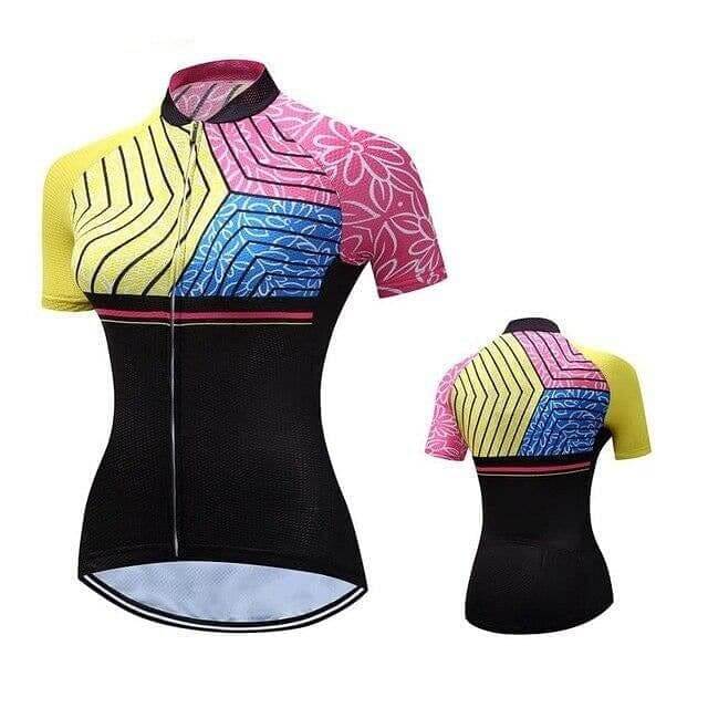 Flower Patterns Cycling Jersey