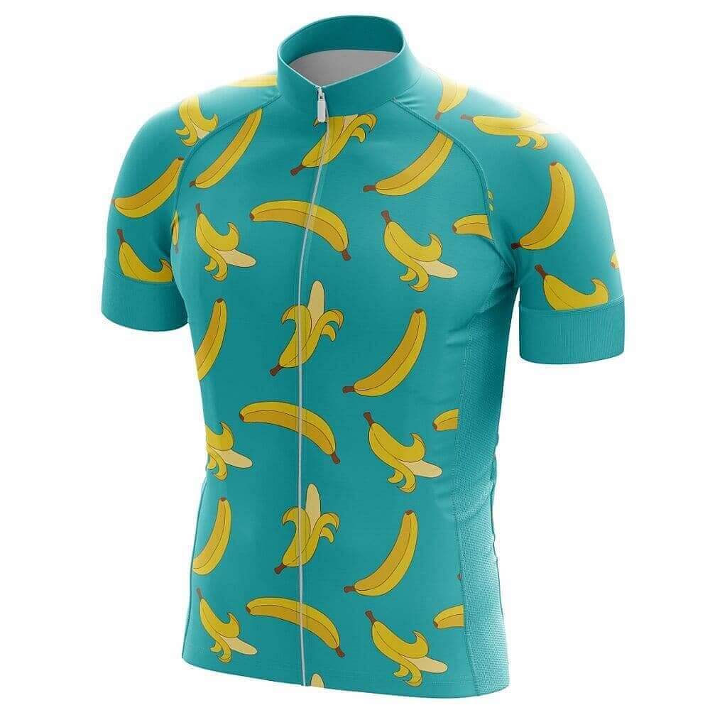 Banana Print Cycling Jersey