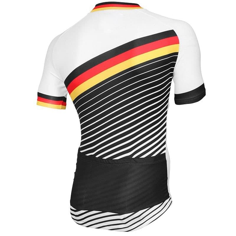 Retro Germany Deutschland Flag Cycling Jersey