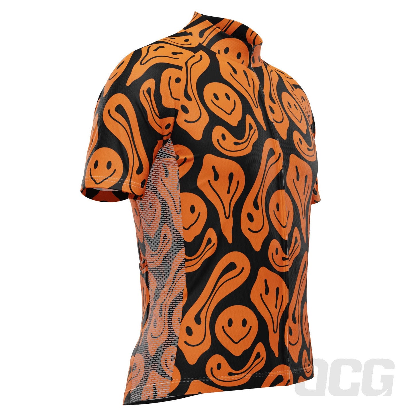 Men's Psychedelic Ghosts Short Sleeve Cycling Jersey