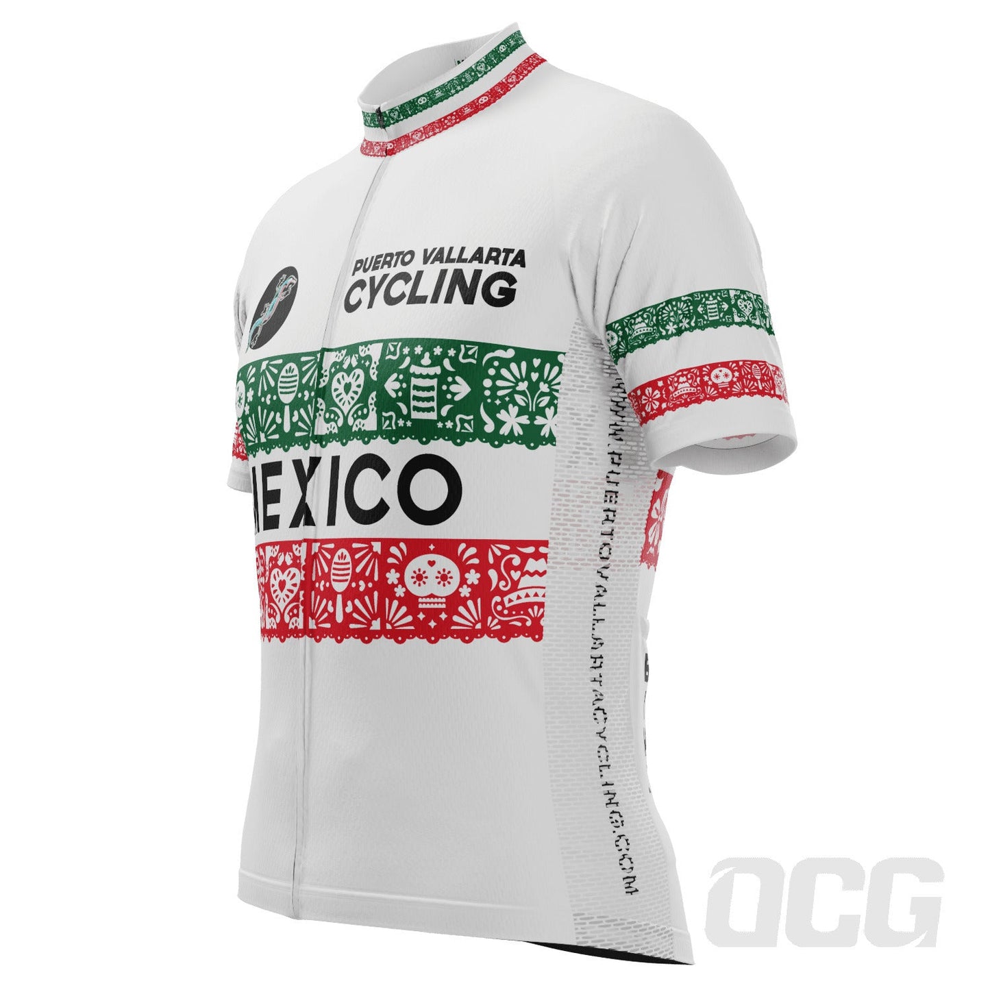 Men's Puerto Vallarta Cycling Mexico Short Sleeve Cycling Jersey