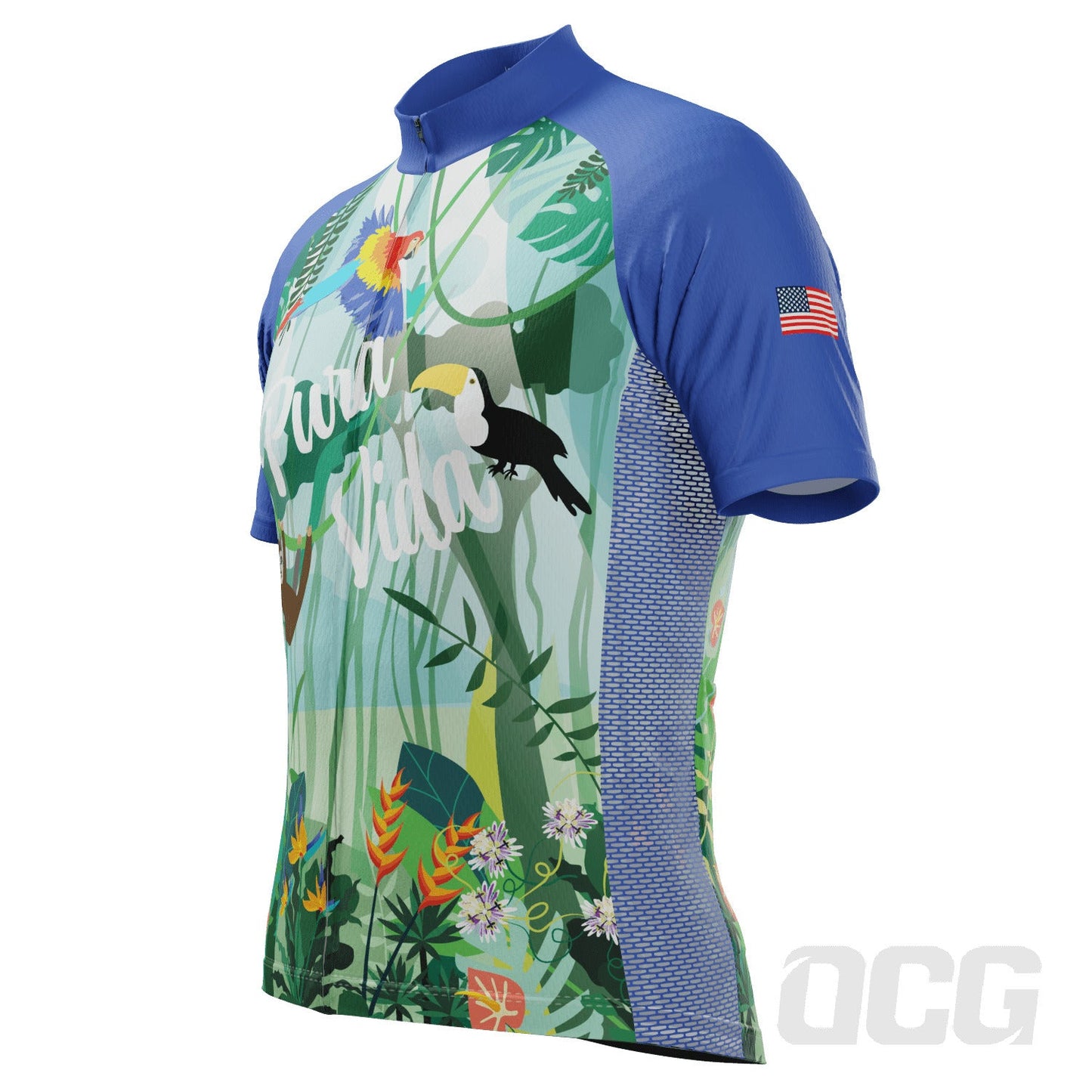 Men's Pura Vida Short Sleeve Cycling Jersey