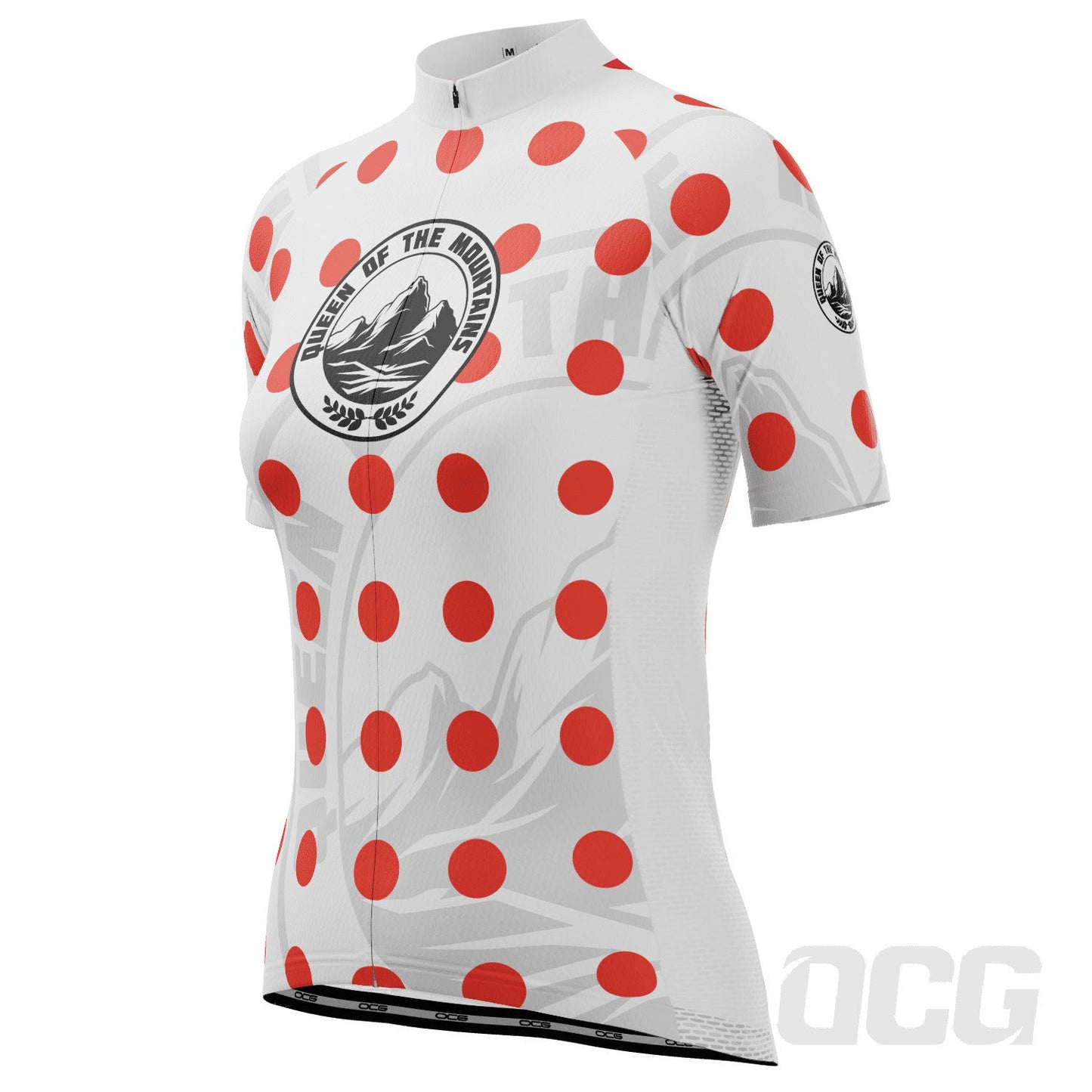 Women's Tour de France Queen of The Mountain Short Sleeve Cycling Jersey