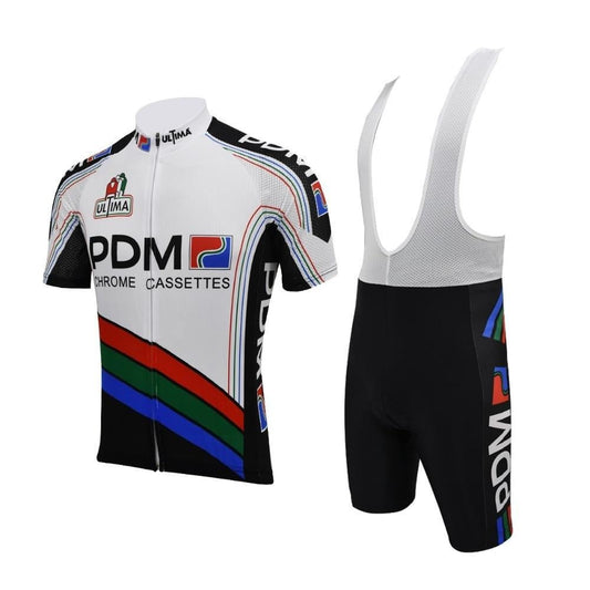 quipe Cycliste PDM (Chrome Cassettes) Retro Cycling Jersey Set