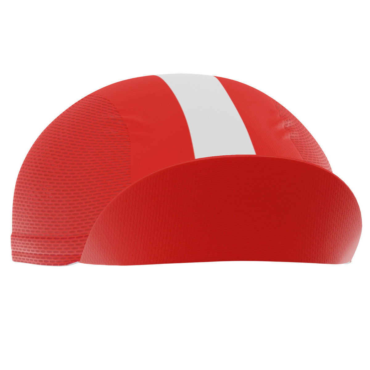 Unisex Retro One Stripe Black Quick Dry Cycling Cap