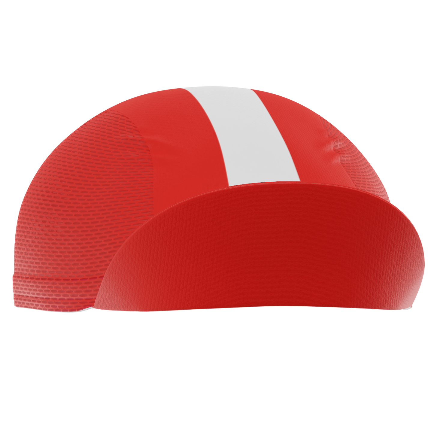 Unisex Retro Four Stripe Black Quick Dry Cycling Cap