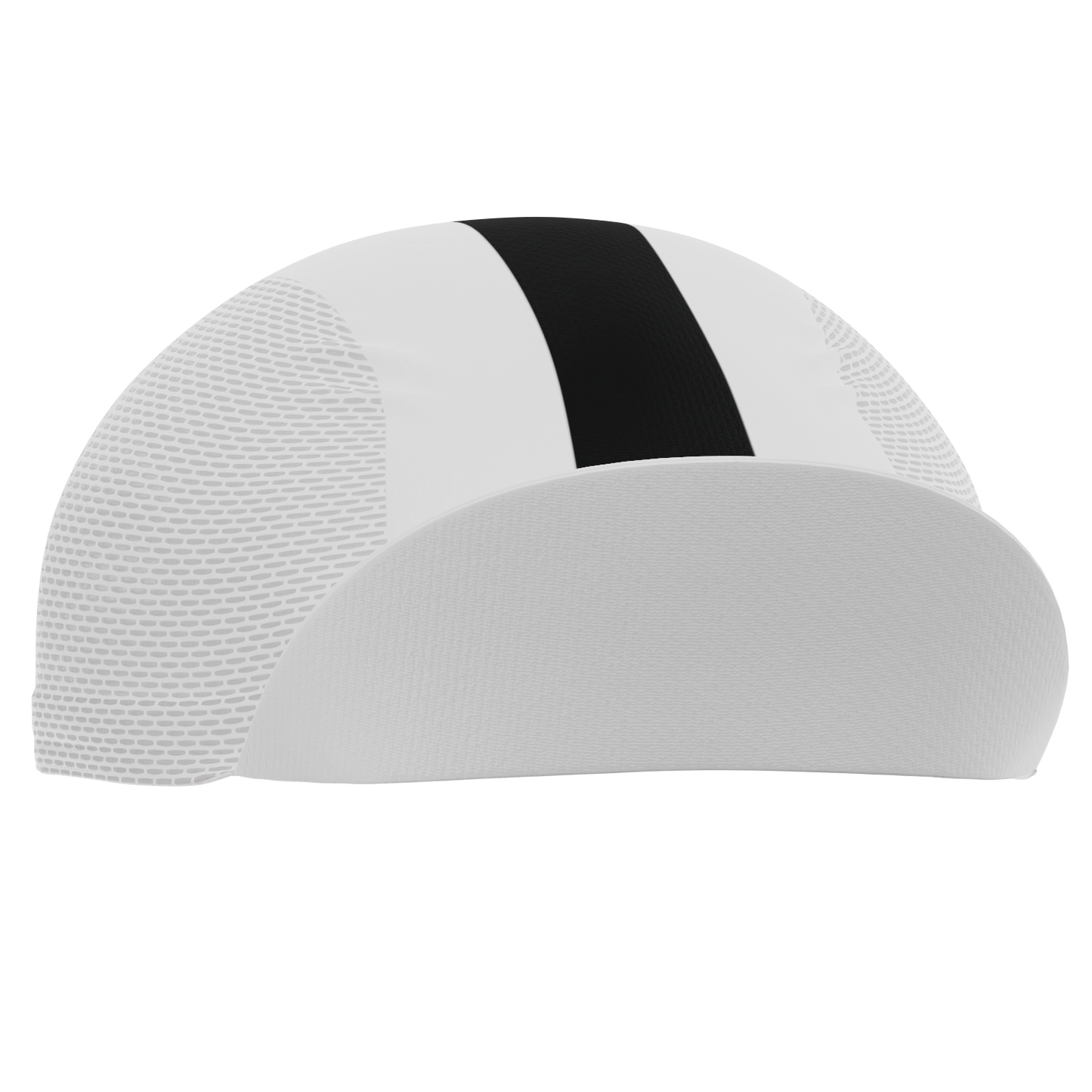 Unisex Retro Four Stripe Black Quick Dry Cycling Cap