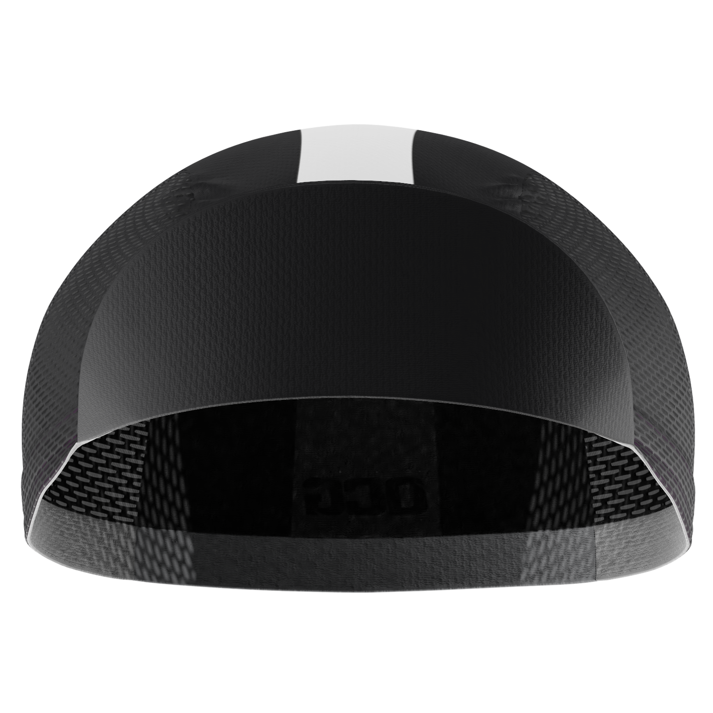 Unisex Retro Four Stripe Black Quick Dry Cycling Cap