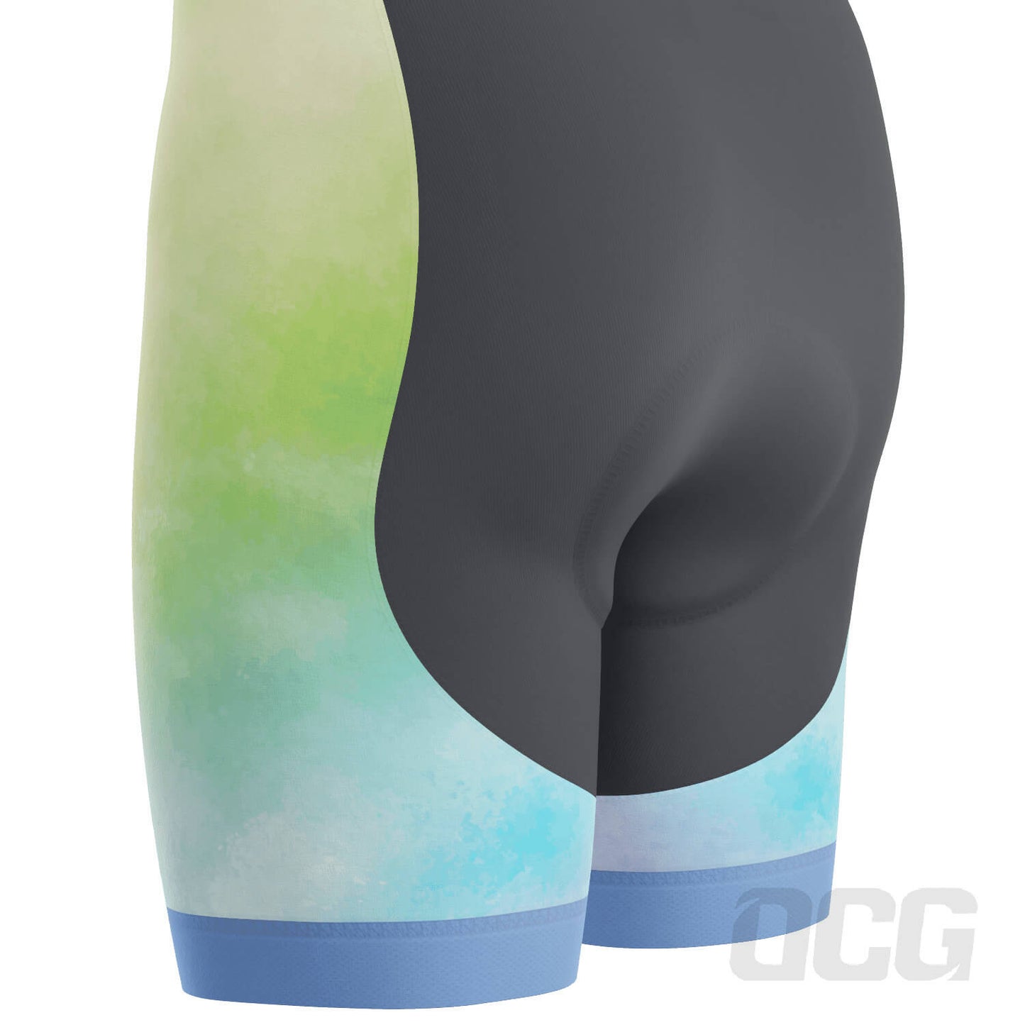 Men's Rainbows and Unicorns Gel Padded Cycling Bib