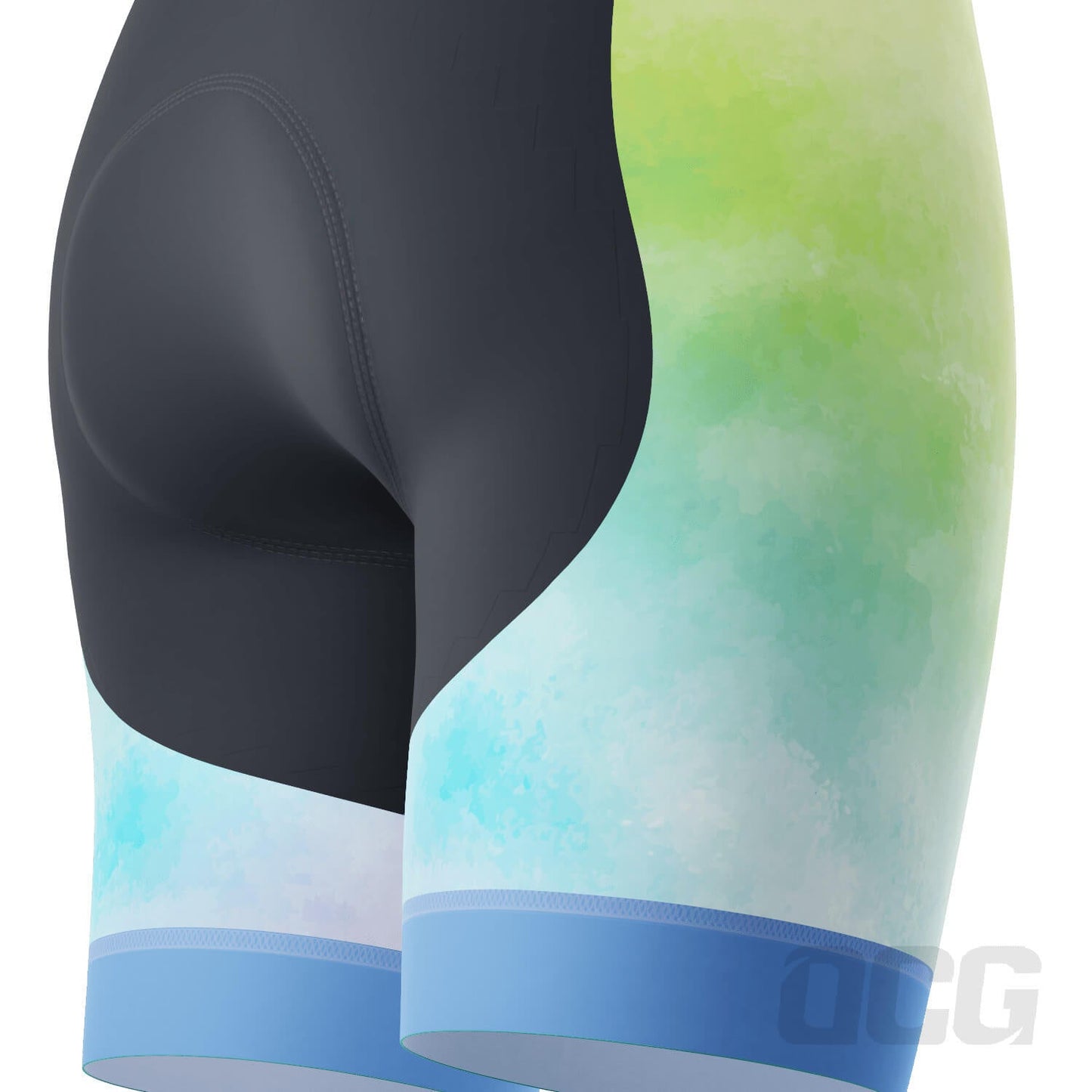 Women's Rainbows and Unicorns Gel Padded Cycling Shorts