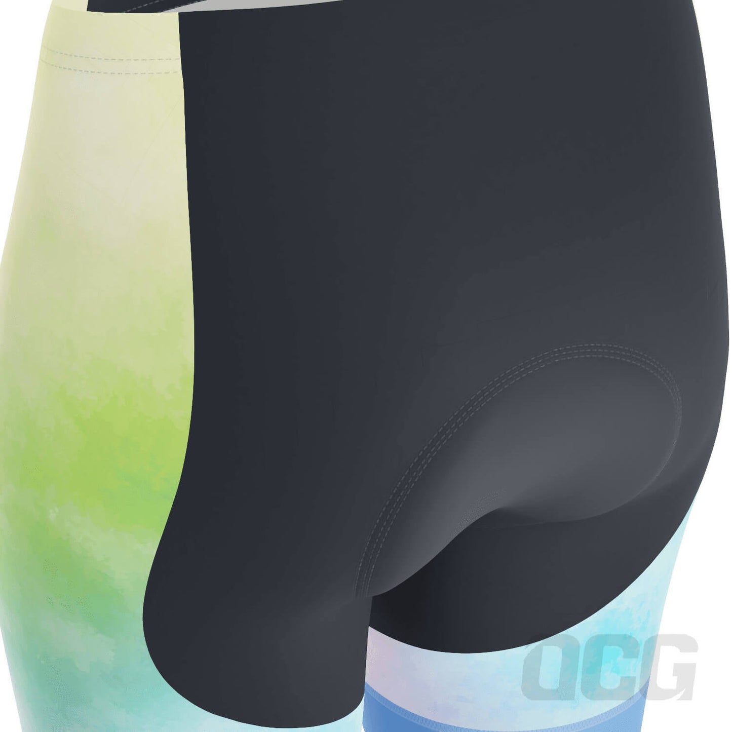 Women's Rainbows and Unicorns Gel Padded Cycling Shorts