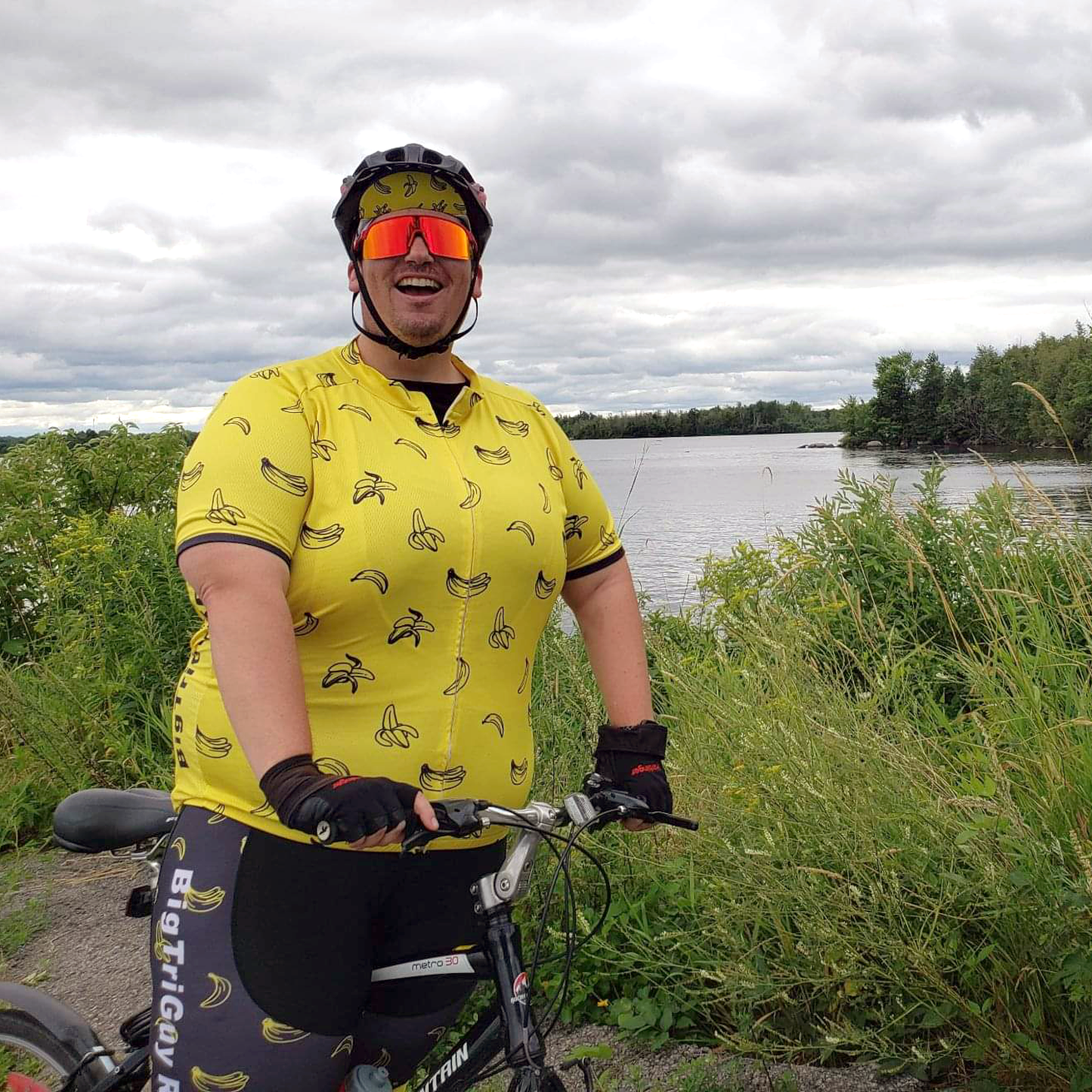 Men's Must Be Bananas Short Sleeve Cycling Jersey