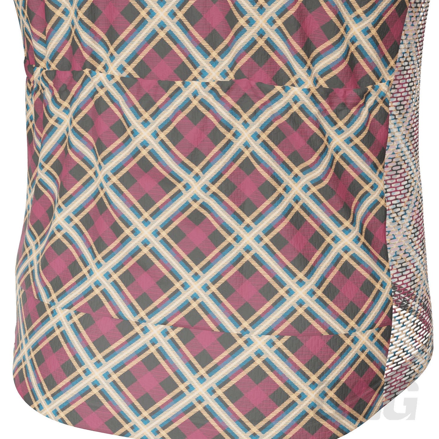 Men's Plaid Checkered 2 Piece Cycling Kit