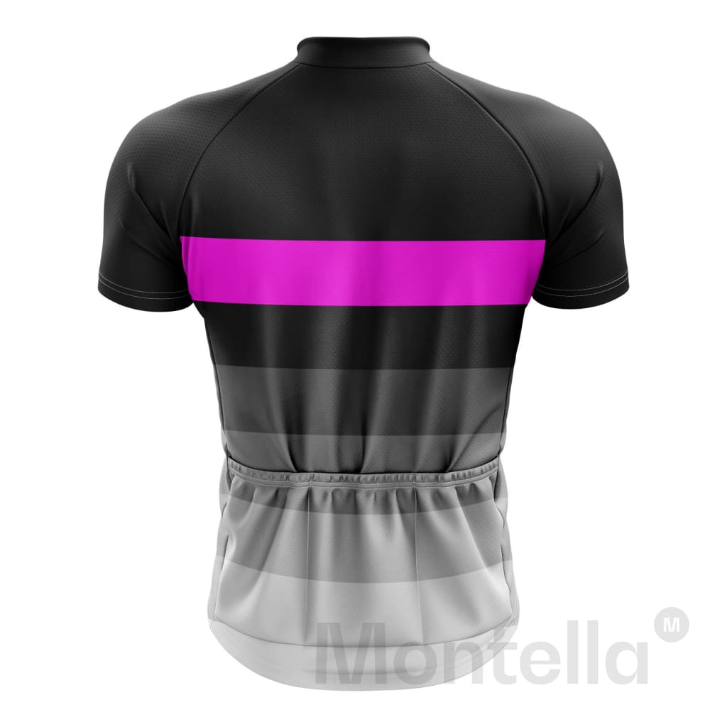Relaxed Grey Men's Cycling Jersey