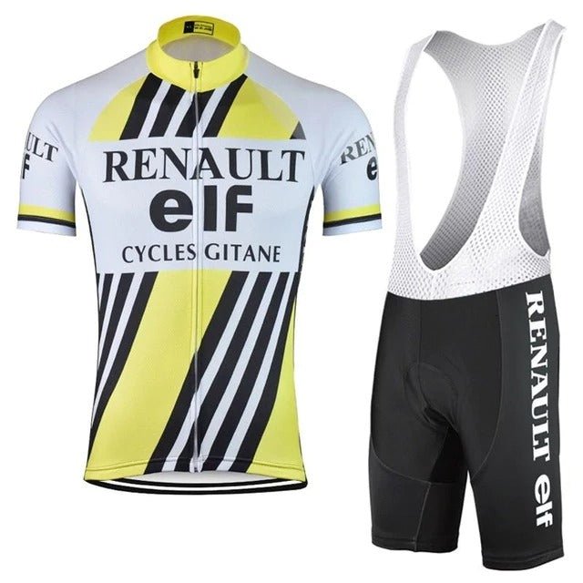 Renault Elf Gitane Retro Cycling Jersey Set
