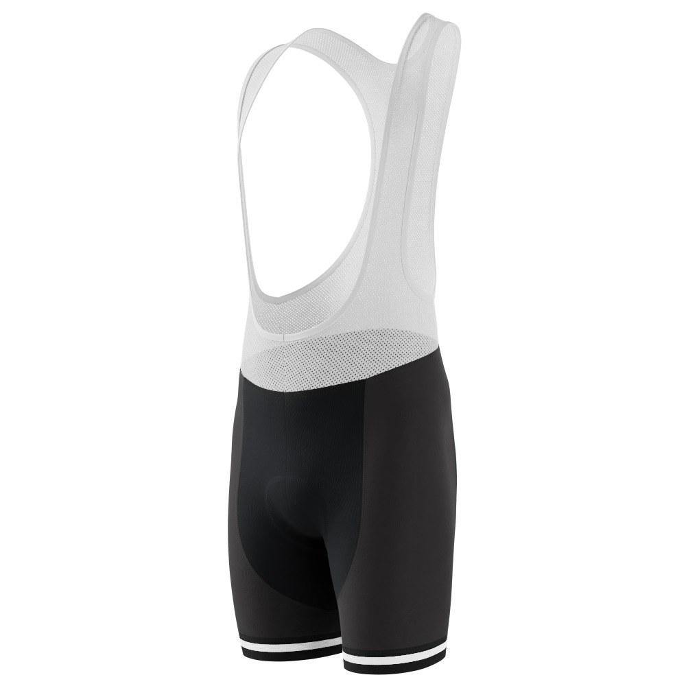 Men's Retro One Stripe Black Gel Padded Cycling Bib