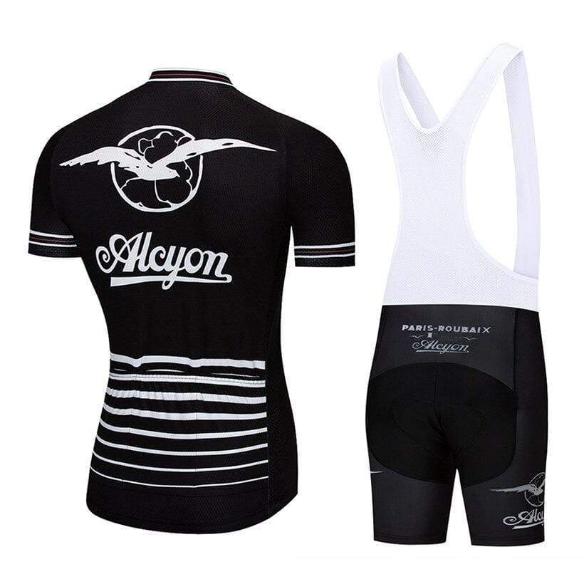 Retro Paris-Roubaix Alcyon Cycling Jersey or Bibs