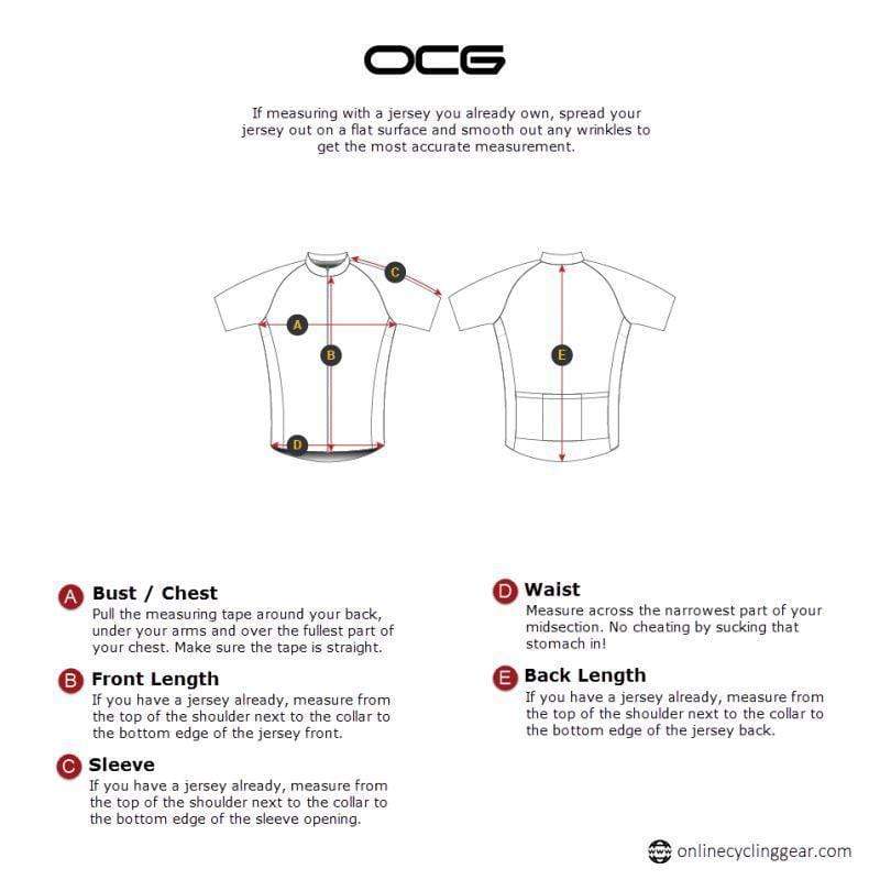 Men's Retro Two-Stripe Short Sleeve Cycling Jersey
